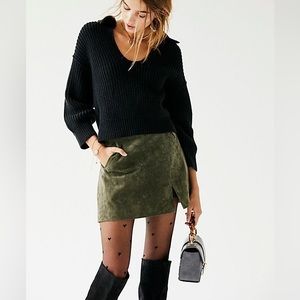 Free People Midnight Memory Skirt Grey 28